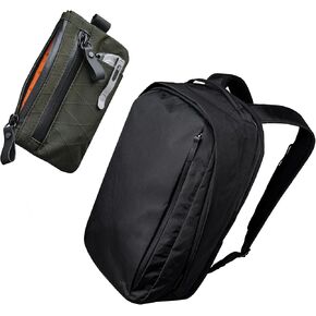 حقائب الظهر المترو في ALPAKA PRO و ZIP POUCH PRO - تناسب 15.6 "حقيبة ظهر للأجهزة المحمولة مع ykk sthippers ، mod key jeash & luggage ، محفظة سحاب ضئيلة مع حظر RFID ، حامل بطاقة الهوية