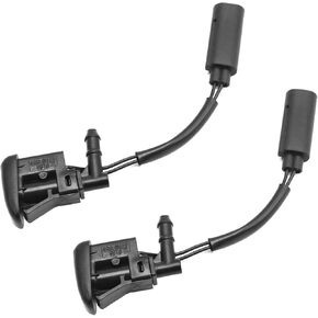 2pcs Windshield Washer Heated Spray Nozzle Replacement for BMW 2000-2013 E87 E88 E82 E83 E53 E85 E86 X3 X5 Z4 Replace# 61667110851