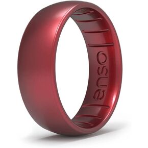 Enso Rings Elements Classic Silicone Ring - Ruby-Infused - 6