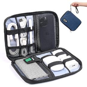 Luxtude Cord Organizer Travel, Cable Organizer Bag, Portable Electronics Organizer, Travel Essentials for Cord Storage/Charger Storage/Cable Storage/Tech Storage