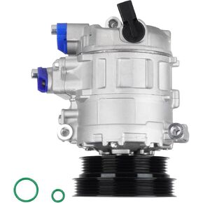 TadaMark Air Conditioner AC Compressor with Clutch Fit for Audi TT RS Quattro 2012-2013 2.5L for VW for Jetta 2009-2010 1.9L 2005-2014 2.5L for Beetle Cabrio 2010-2011 2.5L for Passat 2012-2015 2.5L