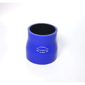 LTI Universal 70mm to 76mm 4-Ply Reinforced High Performance 2.75" to 3" ID Straight Reducer Silicone Hose Coupler (2.75"-3" Blue)