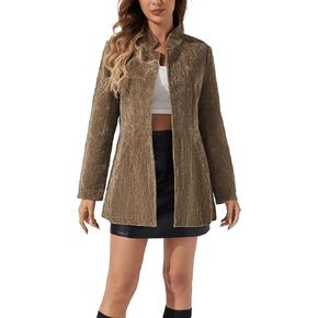 Womens Casual Blazers Open Front Long Sleeve Work Office Suit Jackets