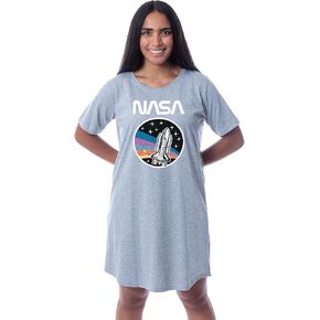 Intimo Nasa Womens 'Space Fashion Lesso Lightgown Sleep Pajama Shirt