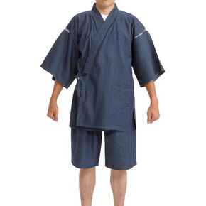 Edoten] Jinbei Denim Mens 4.5 Oz Light Denim Fabric (Cotton 100 ٪)