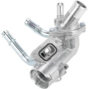 Engine Coolant Thermostat Housing Assembly Compatible with Buick Allure Regal Verano LaCrosse, Chevy Malibu Cobalt HHR Equinox Orlando, GMC Terrain, Pontiac G5 G6 2007-2017 Replace 12618159