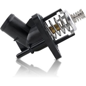 Engine Coolant Thermostat 12674639 Thermostat Housing Water Outlet for Chevy Silverado Suburban Tahoe for Corvette for GMC for Sierra Yukon for Cadillac Escalade