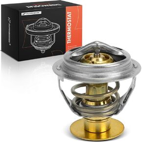 A-Premium Engine Coolant Thermostat Compatible with Ford Explorer, Escape, Edge, Mustang, Taurus, Flex & Mazda 6, CX-9, Tribute & Lincoln MKZ, MKX, MKS, MKT, Continental, Aviator & Mercury Cougar