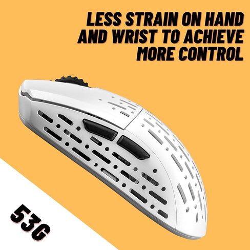 Projects Gaming Sleeper Wireless Gaming Mouse (White) in Saudi Arabia