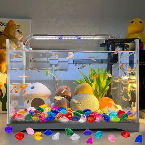 QEQEKAKA 20PCS Acrylic Fake Plastic Gems Diamond 4CM/1.57in Gemstones for Kids, Diving Gems Toys, Pirate Treasure, Vase Filler, Sensory Bowl Filler in Saudi Arabia