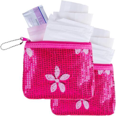 First Period Kit To-go! - Organic Biodegradable Pads & Liner - Girls Period Starter Kit - Period Kit for Girls 10-12 for School, Period Bag & Teen Pads for Girls Ages 11-14, Period Bags for Teen Girls in Saudi Arabia
