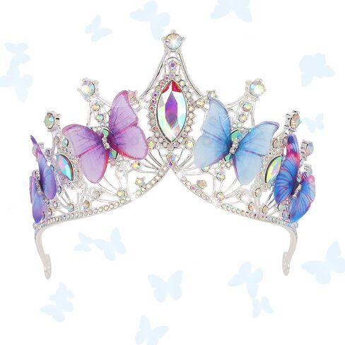 CIEHER Baroque Queen Crown for Women,Rhinestone Wedding Tiaras and Crowns Crystal Vintage Princess Crown Headband Birthday Tiara,Prom Birthday Party Valentines Costume,Hair Accessories for Women Girls-Red Crown in Saudi Arabia
