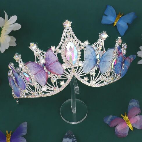 CIEHER Baroque Queen Crown for Women,Rhinestone Wedding Tiaras and Crowns Crystal Vintage Princess Crown Headband Birthday Tiara,Prom Birthday Party Valentines Costume,Hair Accessories for Women Girls-Red Crown in Saudi Arabia