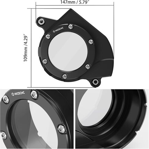 غلاف سفن البكرة واقي واقي شفاف متوافق مع Surron Light Bee X/ S/ L1E CNC الأسود CNC متوافق مع Segway x160 x260 انظر التناسب in Kuwait