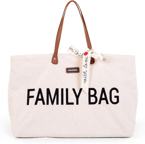 Childhome Family Bag, Baby Diaper Bag, Hospital Bag, Large Diaper Bag Tote for Baby Essential, Magnetic Closure Tote Bag Grey in Kuwait