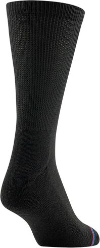MediPEDS 8 Pair Diabetic Crew Socks with Non-Binding Top, White, Shoe Size: Men 12-15 in Kuwait