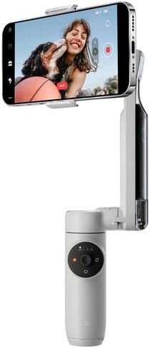 مثبت Insta360 Flow Gimbal للهواتف الذكية، جيمبال مدعوم بالذكاء الاصطناعي، تثبيت ثلاثي المحاور، حامل ثلاثي مدمج، محمول وقابل للطي، مثبت الهاتف للتتبع التلقائي، تسجيل الفيديو، رمادي حجري in Saudi Arabia
