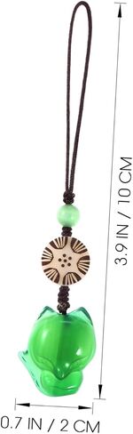 Hemobllo Cell Phone Strap Cartoon Fox Phone Charm Key Chain Car Key Purse Pendant Hanging Pendants Decor Green in Kuwait