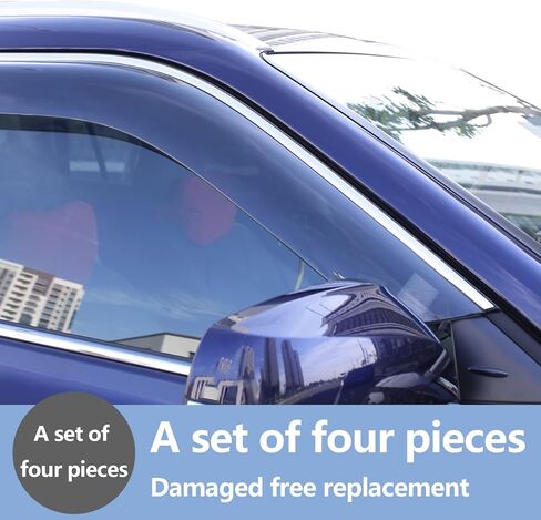 Rain Deflectors Window Visors Compatible with 2018-2024 BMW X3 IX3 G01 Window Rain Guards Accessories, 4 PCS in Saudi Arabia