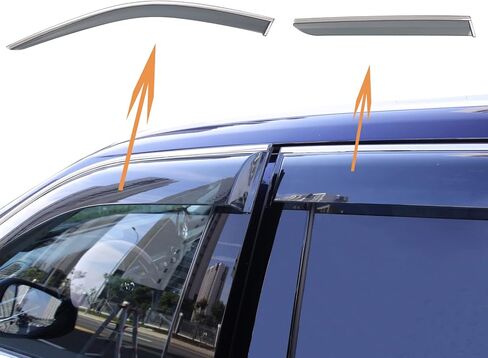 Rain Deflectors Window Visors Compatible with 2018-2024 BMW X3 IX3 G01 Window Rain Guards Accessories, 4 PCS in Saudi Arabia