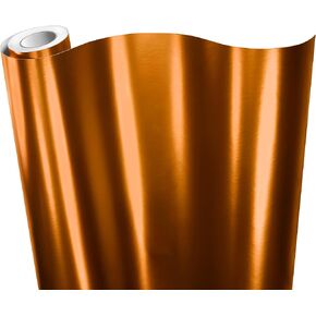 VViViD+ Premium Satin Chrome Brown Vinyl Wrap Roll w/Air-Release Adhesive Technology (1ft x 5ft)