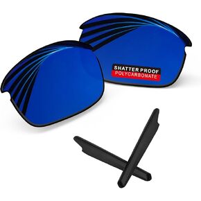 PRO+ Polycarbonate Replacement Lenses & Ear Socks for Oakley Bottle Rocket OO9164 Sunglass
