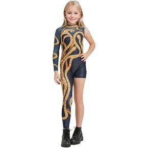 Girls Gold Gold Snake Oneged Leogged Leogged Super Star Concert Contracty Assume Halloween Party Party Up Up