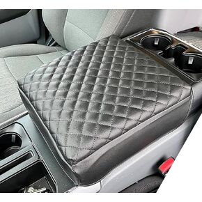 Center Console Cover for 2015~2020 Ford F150, 2017-2022 F250 F350 F450, Bucket Seat Only, Armrest Cover Cushion for Ford F150 Accessories