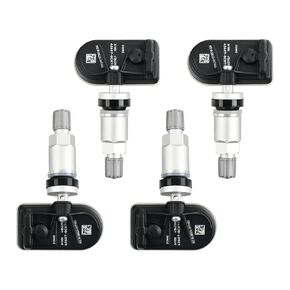 4-Pack TPMS 315MHz Tire Pressure Sensor Compatible with Chevy Silverado GMC Cadillac Buick Pontiac Saturn Hummber Saab Replace#13598771 13598772 13586335 13581558