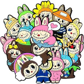 16PCS Doll Shoe Charms, Funny Cute Shoe Charms for Kids Boys Women Shoes Decorations Cool Women Accessories for Party and Birthday Gifts Christmas
