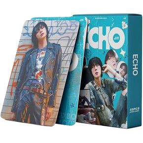 JIN Photocards 55Pcs Personal New Album Echo Merch LOMO Cards Homemade Photo Cards by Jin Shuozhen