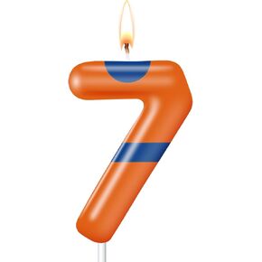 MTLEE Dragon Anime Candle Birthday Party Decoration Dragon Cake Topper Orange with Blue Belt for Anime Themed Birthday Party Supplies(8) in Saudi Arabia