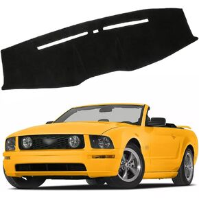 Xiter Polyester Dashboard Cover mat carpet dash nonslip sun shad shay متوافق مع Ford 2005-2009 Mustang.