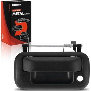 A-Premium Upgraded Metal Tailgate Latch Handle Compatible with Ford F150 2004-2014, F250 F350 F450 F550 Super Duty, Explorer Sport Trac & Lincoln Mark LT, Textured Black Handle w/Keyhole