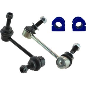 TRQ Front Suspension Kit Sway Bar Bushing Set Sway Bar Stabilizer Link Compatible with 2003-2009 Lexus GX470 Toyota 4Runner 2007-2009 FJ Cruiser