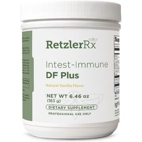 Intest-Immune DF Plus - Dairy-Free IgG Immunoglobulin Supplement with Arabinogalactan - Vanilla Flavor - Supports Intestinal Health, Balanced Cytokines & Histamine Ratio - 30 Servings