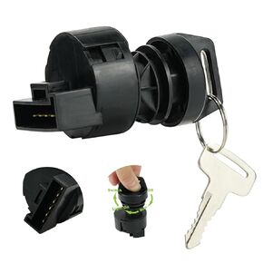 Ignition Key Switch 4012166 4011142 for Pola-RIS Sportsman ACE 325 570 Ranger 400 500 570 800 ETX EV RZR 570 ACE 325 500 570 900, 4 Position 6 Pins
