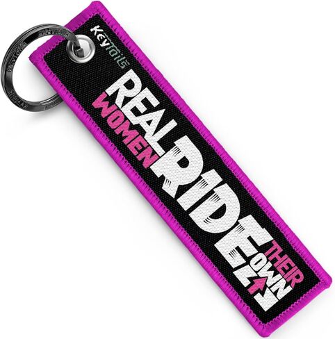 KEYTAILS Keychains, Premium Quality Key Tag for Motorcycle, Scooter, ATV, UTV [Real Women Ride Their Own] in Saudi Arabia