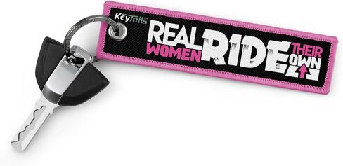 KEYTAILS Keychains, Premium Quality Key Tag for Motorcycle, Scooter, ATV, UTV [Real Women Ride Their Own] in Saudi Arabia