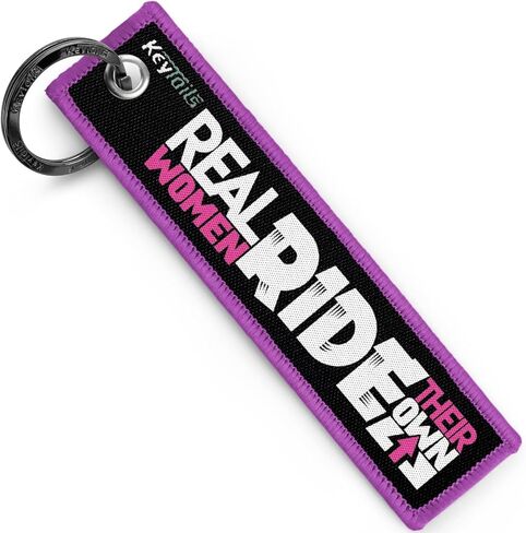 KEYTAILS Keychains, Premium Quality Key Tag for Motorcycle, Scooter, ATV, UTV [Real Women Ride Their Own] in Saudi Arabia