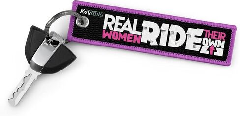 KEYTAILS Keychains, Premium Quality Key Tag for Motorcycle, Scooter, ATV, UTV [Real Women Ride Their Own] in Saudi Arabia