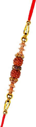 مجموعة من 12 Rakhi للأخ Hai Bhaiya Bhatija Bhabhi Raksha Bandhan Gift Rakhi Thread with Getting Card Gift Pack in Kuwait