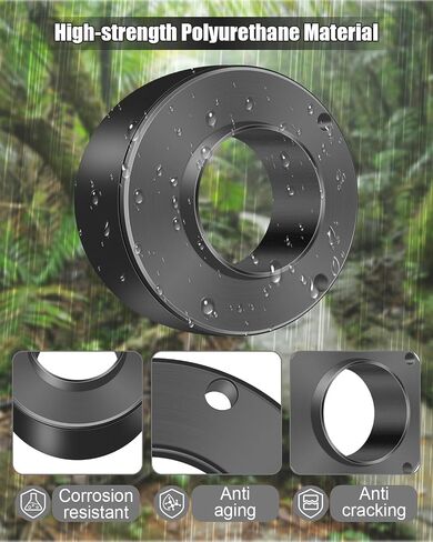 1" Front Coil Spring Spacer Set，Leveling Kit Compatible with Jeep Wrangler Gladiator JK JL JT 2007-2024 in Saudi Arabia
