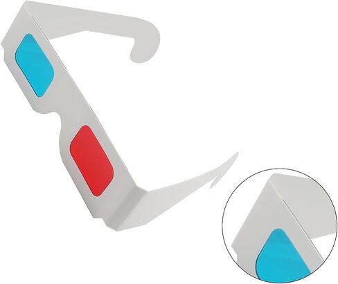 Othmro 3Pcs Durable 3D Style Glasses 3D Viewing Glasses 3D Movie Game Glasses Red-Blue 3D Glasses Plastic Frame Black Resin Lens for 3D TV Cinema Films DVD Viewing Home Movies in Saudi Arabia
