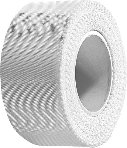 Cloth Medical First Aid Surgical Tape 1" x 10 Yards [Pack of 6 Rolls] Lightweight Breathable Silk-Like Microporous Self Adhesive Latex Free Hypoallergenic Bandage and Wound Dressing Tape (6) in Saudi Arabia