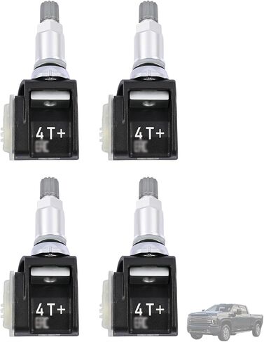 GetFarway 4 PCS Tyre Pressure Monitor Sensor 433MHz TPMS 13545366 FIT for GMC CHEVROLET CADILLAC SIERRA SILDADAD SUBRUBAN TAHOE YUKON ESCALADE 2019-2025 86803857 84338125 85110397 in Saudi Arabia