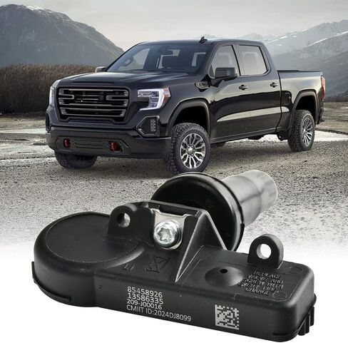 4-Pack TPMS 315MHz Tire Pressure Sensor Compatible with Chevy Silverado GMC Cadillac Buick Pontiac Saturn Hummber Saab Replace#13598771 13598772 13586335 13581558 in Kuwait