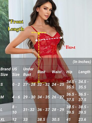 Heart Lace Babydoll Dress,3D Floral Sheer Mesh Lingerie Set,Sexy Night Gowns For Women Boudoir Valentines in Kuwait