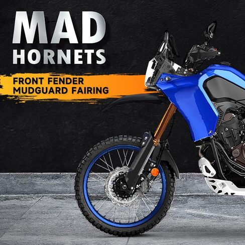 High Front Fender Mudguard Fairing For Yamaha Tenere 700 19-24/700 Rally 20-24/700 World Raid 22-24/700 World Rally 23-24 Black in Saudi Arabia