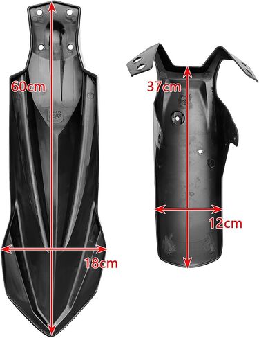 High Front Fender Mudguard Fairing For Yamaha Tenere 700 19-24/700 Rally 20-24/700 World Raid 22-24/700 World Rally 23-24 Black in Saudi Arabia